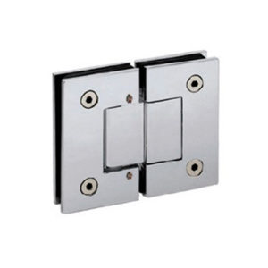 Glass To Glass Square Edge Adjustable Hinges