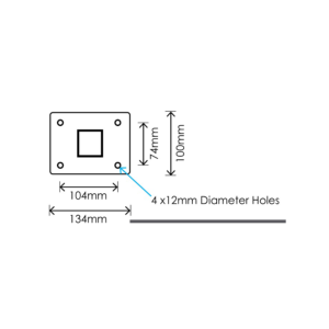 Posts Base Plate Drawing