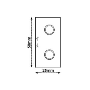 SQUARE EDGE WALL BRACKET