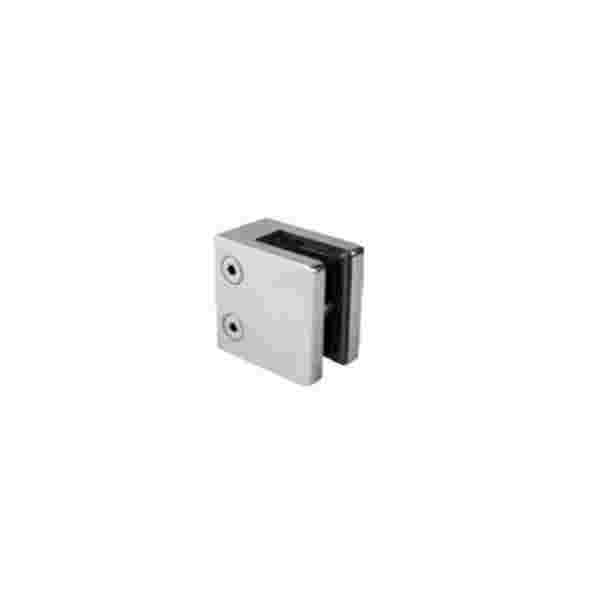 Square front, Flat back glass clamps 2205 stainless steel