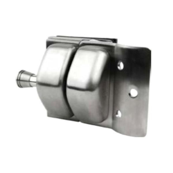 Round Post to Glass Stainless Steel Latch Kit SS316