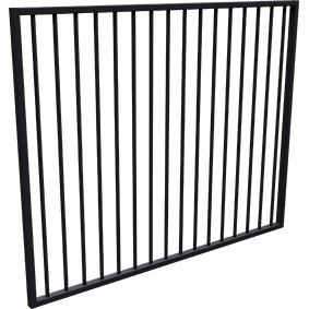 Flat Top Aluminium Adjustable Gate