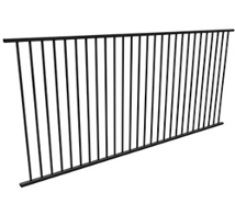 FLAT TOP TUBULAR FENCING