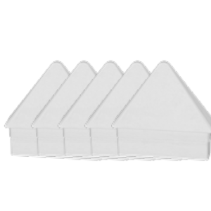 hamptons vertical paling triangular toppers